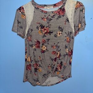 Rewind, kids T-shirt, small, Floral